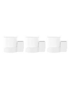 Bangcheer-Soporte de pared para TP-Link, Deco X20 X60 X50 X55 WiFi 6 Soporte de montaje en pared con organizador de cables, sistema WiFi de malla para el hogar, soporte resistente, soporte de pared TP-Link para ahorro de espacio (paquete de 3)