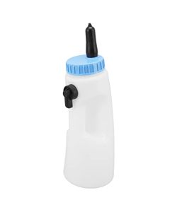 Biberón de Lactancia para Terneros, Biberón de Lactancia para Terneros de 2,5 L con Tetina y Mango de Agarre Manual, Biberón de Leche para Terneros y Vacas, Biberón para Alimentar
