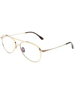 Tom Ford FT5693-B 028 Men's Shiny Rose Gold Metal Frame Eyeglasses