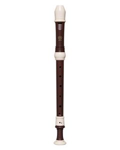 Yamaha YRA-312B Alto Recorder, acabado de palisandro simulado, Key of F