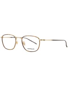 anteojos de sol Montblanc MB 0161 O- 003 café/Transparente Oro, Havana Oro, 52
