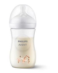 Philips Avent Biberón 1m+ Natural Response 9oz/260ml Jirafa SCY903/66