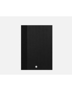 Montblanc - Cuaderno de papel fino #146 fino, color negro, en blanco para papel aumentado.