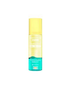 ISDIN Fotoprotector hydrolotion spf 50, protector solar corporal bifasico que protege y detoxifica la piel, hidratante y efecto refrescante, 200ml
