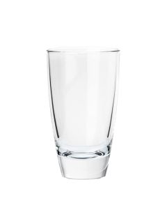 Borgonovo Alpi - Juego De 6 Vasos De Vidrio De 355 Ml. Vaso Transparente Highball Cristal Elegantes para Restaurantes, Fiestas,Té, Helado, Cerveza, Jugo, Cóctel, Limonada Set 6 piezas