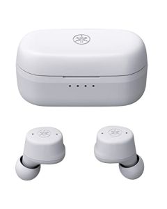 YAMAHA TW-E3C - Auriculares inalámbricos con Sonido Ambiental, Llamadas de Voz claras y Modo de Juego (Gris)
