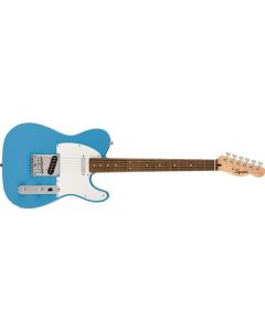 Squier Sonic Telecaster Guitarra eléctrica, con 2 años de garantía, azul California, diapasón Laurel