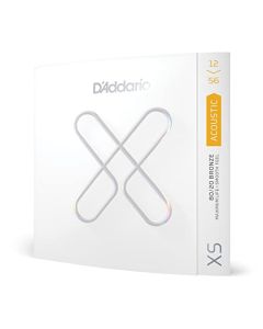 D'Addario 12-56 Light Top/Medium Bottom, XS 80/20 Cuerdas de guitarra acústica revestidas de bronce