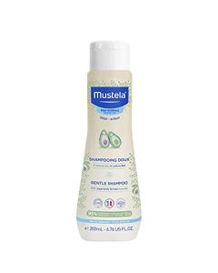 Champú suave Mustela, champú para bebé y desenredador, sin lágrimas, con persa de aguacate natural, varios tamaños, Paquete de 1, Multicolor, 200 mL (6.76 oz)