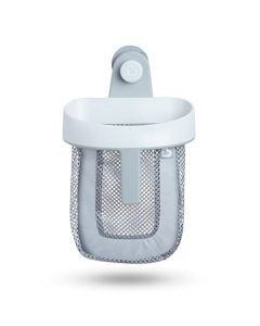 Munchkin Hanging Bath Toy Storage with Quick Drying Mesh, Grey