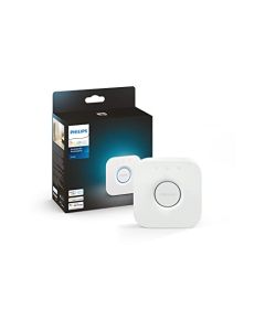 Philips Hue Bridge - puente para sistema de iluminación Hue - controla con tu voz y conecta hasta 50 luminarios/accesorios inteligentes