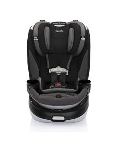 Evenflo Gold Revolve360 - Asiento giratorio delgado 2 en 1 con SensorSafe (negro obsidiano)