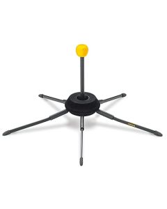 Hercules DS410B Travlite Soporte para trompeta, Negro/Plata