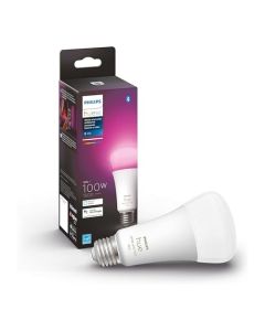 Philips Hue Foco Inteligente A21 luz multicolor con mayor intensidad de luz -Compatible con Alexa