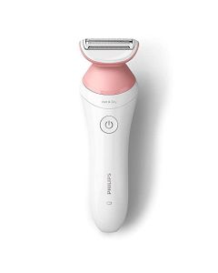 Philips Lady Shaver series 6000 Afeitadora eléctrica con puntas redondeadas suaves con la piel |diseñada para mujeres | para zonas sensibles, línea del bikini |+ 7 accesorios | BRL146/00