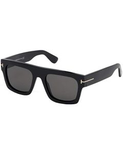 Tom Ford FAUSTO FT 0711 - anteojos de sol unisex, color negro y gris