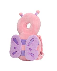 Mochila Protectora para la Cabeza del bebé con Correa Ajustable, Almohadillas Suaves, Lindo Regalo de Diseño Animal para Niños Pequeños Gateando Caminando, Cojín de (Escribe un