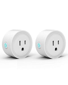 Mini Enchufe Inteligente, OIOSEN Wi-Fi Smart Plug funciona con Alexa, Google Home e IFTTT, electrodomésticos de control remoto de aplicaciones, no se requiere concentrador (2 Paquete)