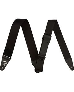 Fender Correa de guitarra de altura derecha, 5 cm, rayón negro