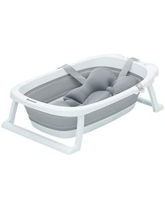 BAMBINETO Bañera para bebé plegable con cojín antideslizante MEDIANA