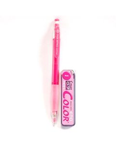 Pilot Color Eno - Juego de lápices mecánicos de 0,7 mm + portaminas de 0,7 mm, rosa, 10 minas (Importado de Japón)