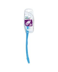 Philips Avent Cepillo para biberones y tetinas│Azul│SCF145/06