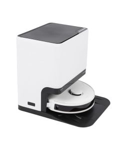 Combo de Robot Aspirador de Limpieza Automática con Trapeador con Succión de 6000 Pa para Recarga Automática, Secado Automático, hasta 60 Días de Limpieza con Mapeo (Enchufe