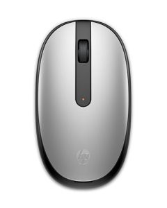 HP Mouse Inalámbrico 240, Conectividad de 10 mts, 2.4 GHz, Windows/MAC OS, Plata (43N04AA)