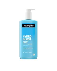 Neutrogena - Crema corporal hidratante Hydro Boost con ácido hialurónico, no grasa y de rápida absorción para piel normal a seca, sin parabenos, 16 onzas