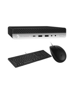 HP EliteDesk 800 G5 Mini PC Computadora de sobremesa, Intel 9th Core i5-9500T a 3,7 GHz, 32 GB de RAM, 1 TB SSD, HDMI, Displayport, USB Tipo C, Windows 10 Pro (reacondicionado)