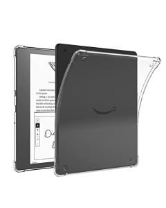 Funda de diamante para Kindle Scribe transparente (versión 2022), [no amarillea] [protección militar contra caídas pero no voluminosa] Funda rígida de ajuste delgado con parachoques de TPU antideslizante para Kindle Scribe de 10.2 pulgadas