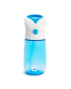 Munchkin Flip and Go Tritan - Taza de paja (12 ml), color azul