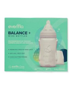 Evenflo Baby - Paquete de 3 biberones, color blanco, talla única