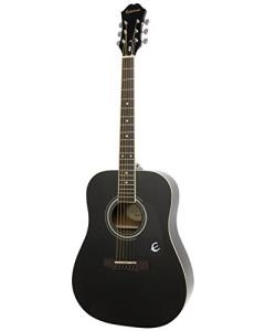 Epiphone DR100 BLK Guitarra Acústica Dr-100, color Negro