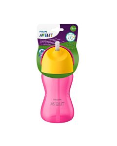 PHILIPS Taza Avent Pajita Sin Asa 12 Meses + 300 Ml