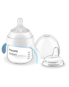 Philips AVENT Natural Trainer SCF263/01 - Vaso para beber con pezón de respuesta natural y boquilla suave, 5 onzas, 1 unidad