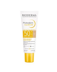 BIODERMA, Protector Solar, Photoderm Max Aquafluido Tono Claro, FPS50+, Sensación Humectante y Matificante, 40ML