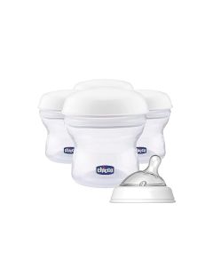CHICCO, Contenedores de Leche para Bebé, Natural Feeling, 4 piezas