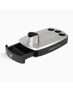 Coravin Base de Pedestal – Conserva el Vino Durante años – Sistema de conservación del Vino – Muestra cápsulas puras, Agujas y aireador