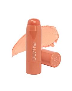 Palladio I'm Blushing - Tinte para Mejillas y Labios 2 en 1, Rubor en Crema Ligero y Modulable, Fórmula Hidratante Sheer Multi Stick, Duración Todo el Día, Aplicación Fácil, Peach