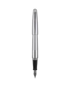 Pilot Metropolitan, Pluma Fuente con acento central de puntos, tinta líquida color negro, punto mediano, Estuche 1 Pieza (91105)