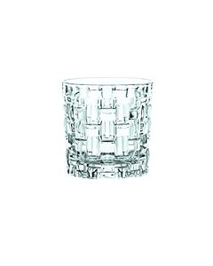 Nachtmann Bossa Nova - Juego de 4 vasos de vidrio transparente, vasos SOF para licor, whisky, escocés y bourbon, apto para lavaplatos