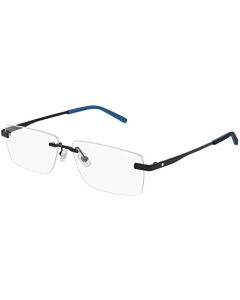 Mont Blanc marco (MB-0105-O 001) Metal Mate Negro, Negro -, 57