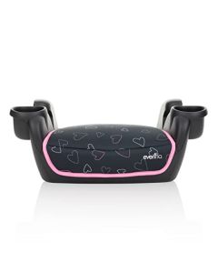 Evenflo GoTime - Asiento elevador sin respaldo (Amore Pink)