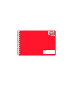 Cuaderno italiano doble espiral Scribe Kids cuadro chico