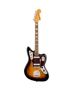 Squier by Fender Classic Vibe - Guitarra eléctrica Jaguar de los años 70 - Laurel - Sunburst de 3 colores