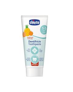 chicco Pasta de Dientes Tuttifrutti para Niños 1 a 5 años, 0.095 kilograms