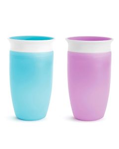 Munchkin Miracle 360 Sippy Cup, Blue/Purple, 10 Ounce, 2 Count