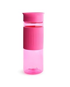 Munchkin Miracle 360 Tritan Spill Proof Water Bottle, Pink, 24 Ounce