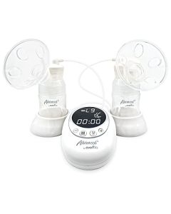 Advanced by Evenflo Extractor De Leche Eléctrico Doble, 1 Pieza, Tres Modos de Operación: Masaje, Estimulación y Succión